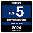 Retails top 5 companies to work for